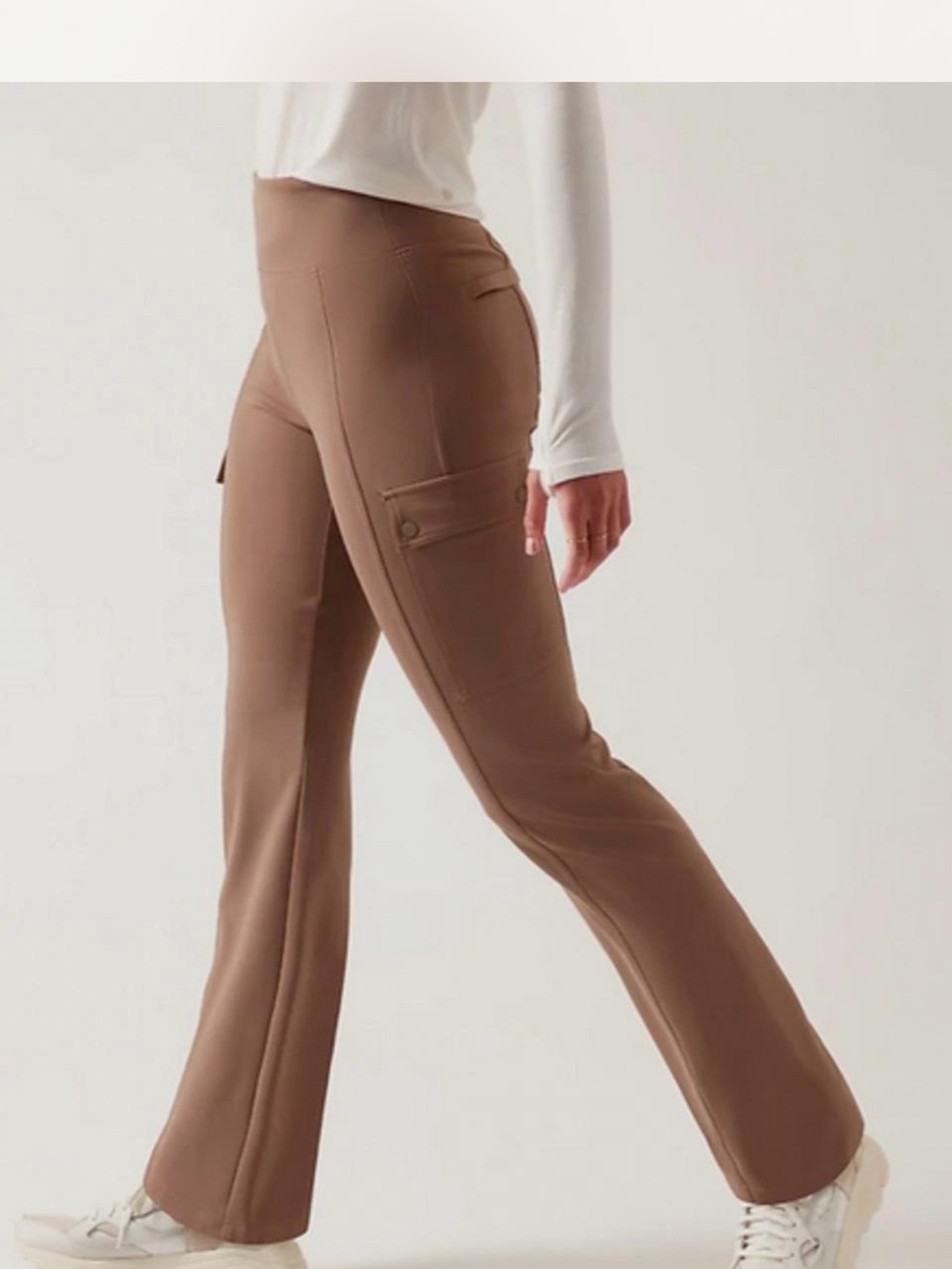 Athleta Brown Straight Cargo Pants - Women